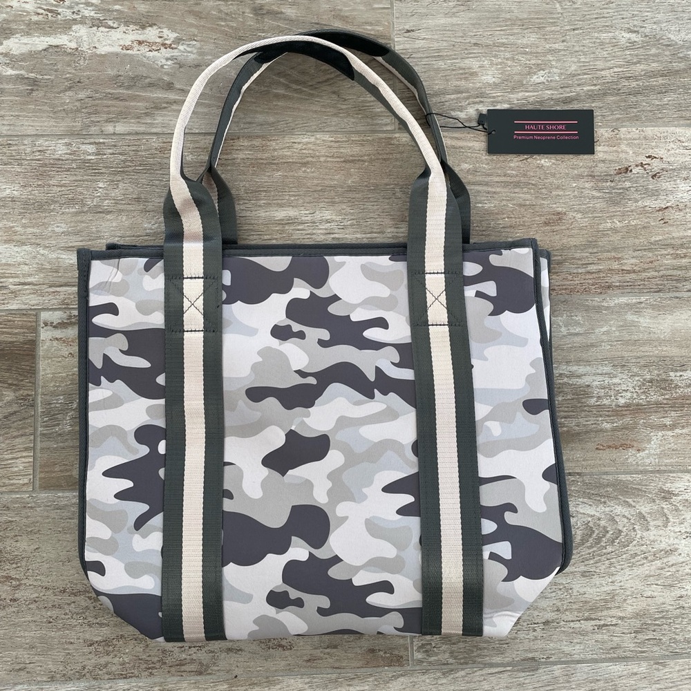 Haute Shore Neoprene Tote Isla Safari